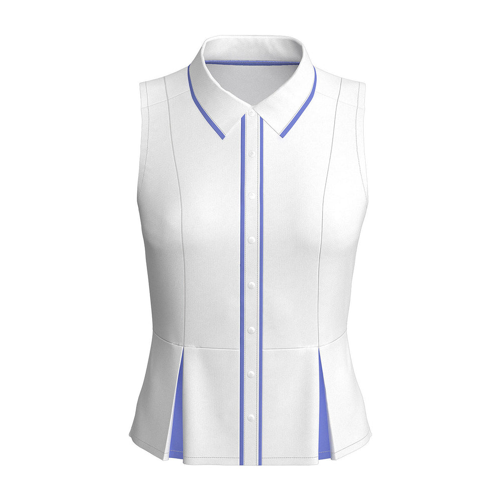 Original Penguin Peplum Blocked Polo