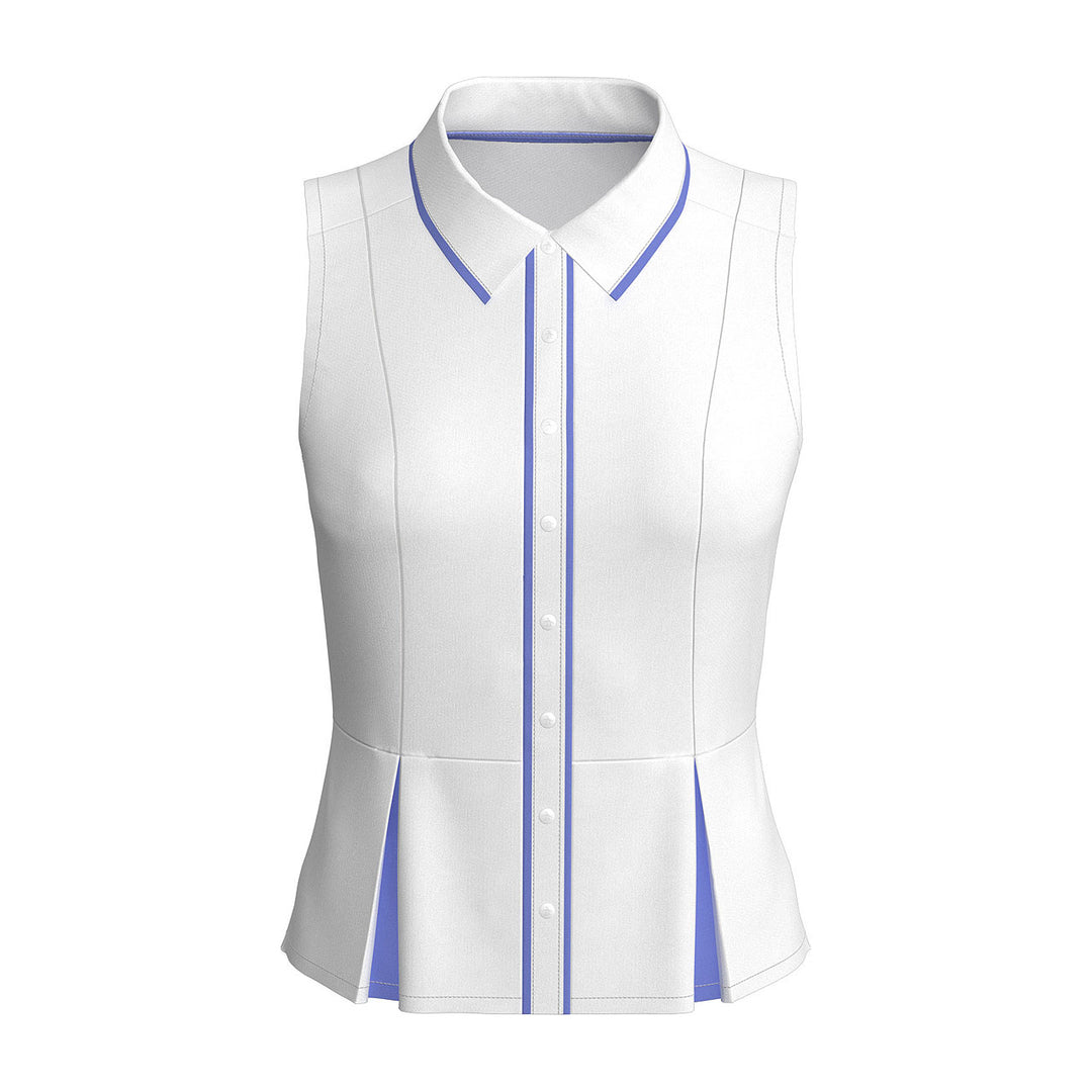 Original Penguin Peplum Blocked Polo
