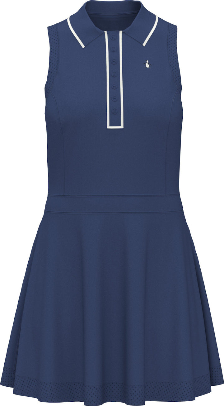 Original Penguin Veronica Sleeveless Mesh Insert Dress [SF26]