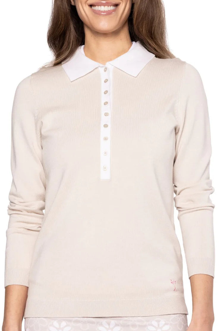 Golftini Button Polo Sweater [F26]