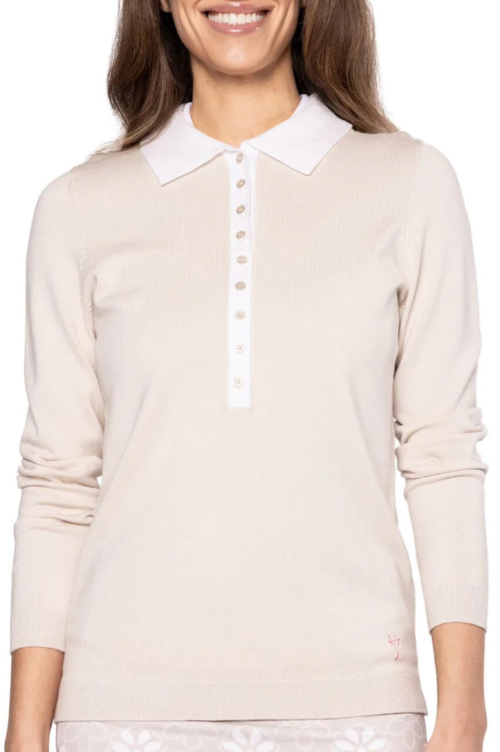 Golftini Button Polo Sweater [F26]