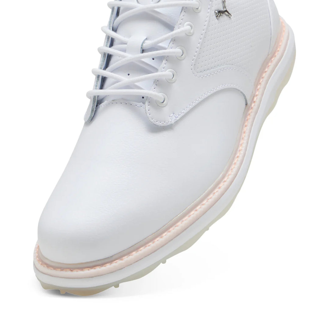 Puma Avant 2 White/Island Pink Spikeless Waterproof Golf Shoe