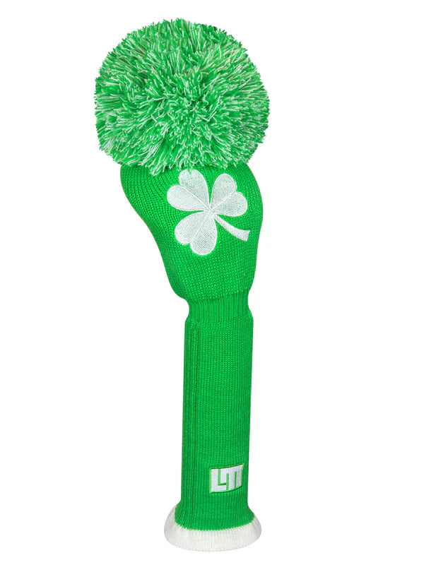 Just4Golf Shamrocks Knit Headcovers With Pom
