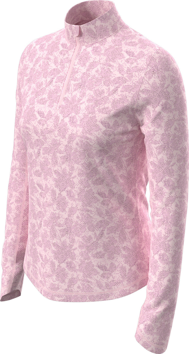 Callaway Abstract Floral Long Sleeve UV Mock [SF26]