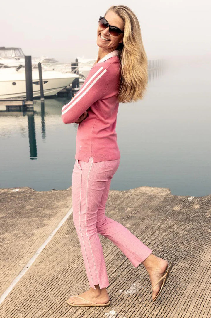 Golftini 27" Nantucket Pink Ankle Pant