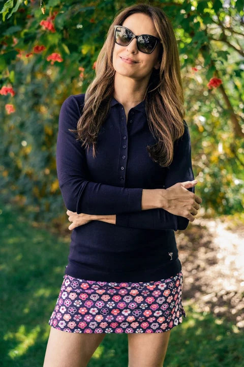 Golftini Button Polo Sweater [F26]