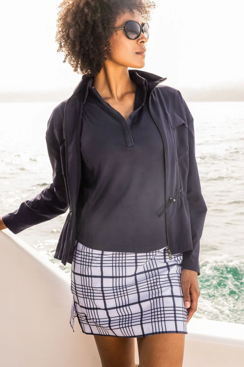 Golftini Cropped Traveler Lightweight Jacket [F26]