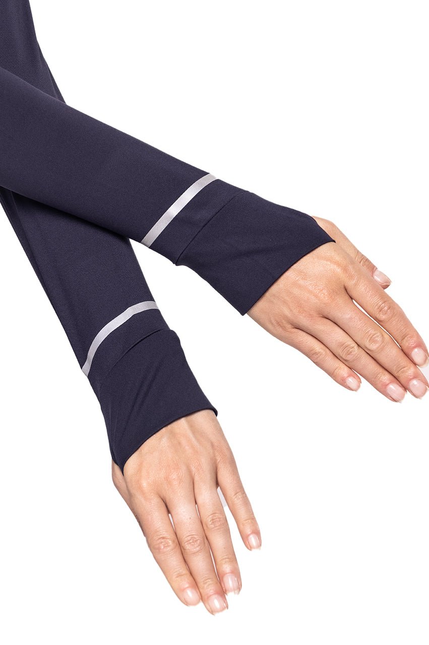 Golftini Fabulous Long Sleeve Navy/Rose Pink Pullover