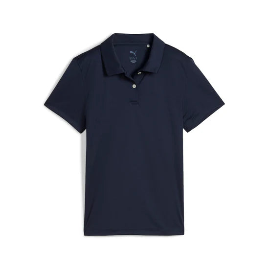 Puma Girls Pure Short Sleeve Golf Polo