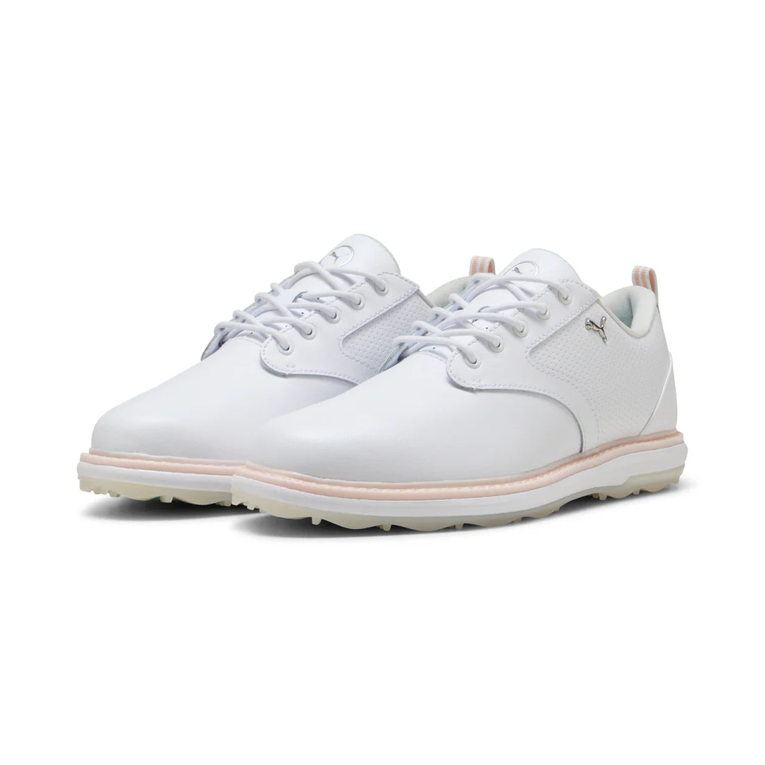 Puma Avant 2 White/Island Pink Spikeless Waterproof Golf Shoe