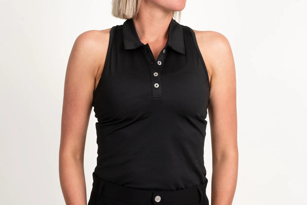 TJ Sport Racerback Solid Polos