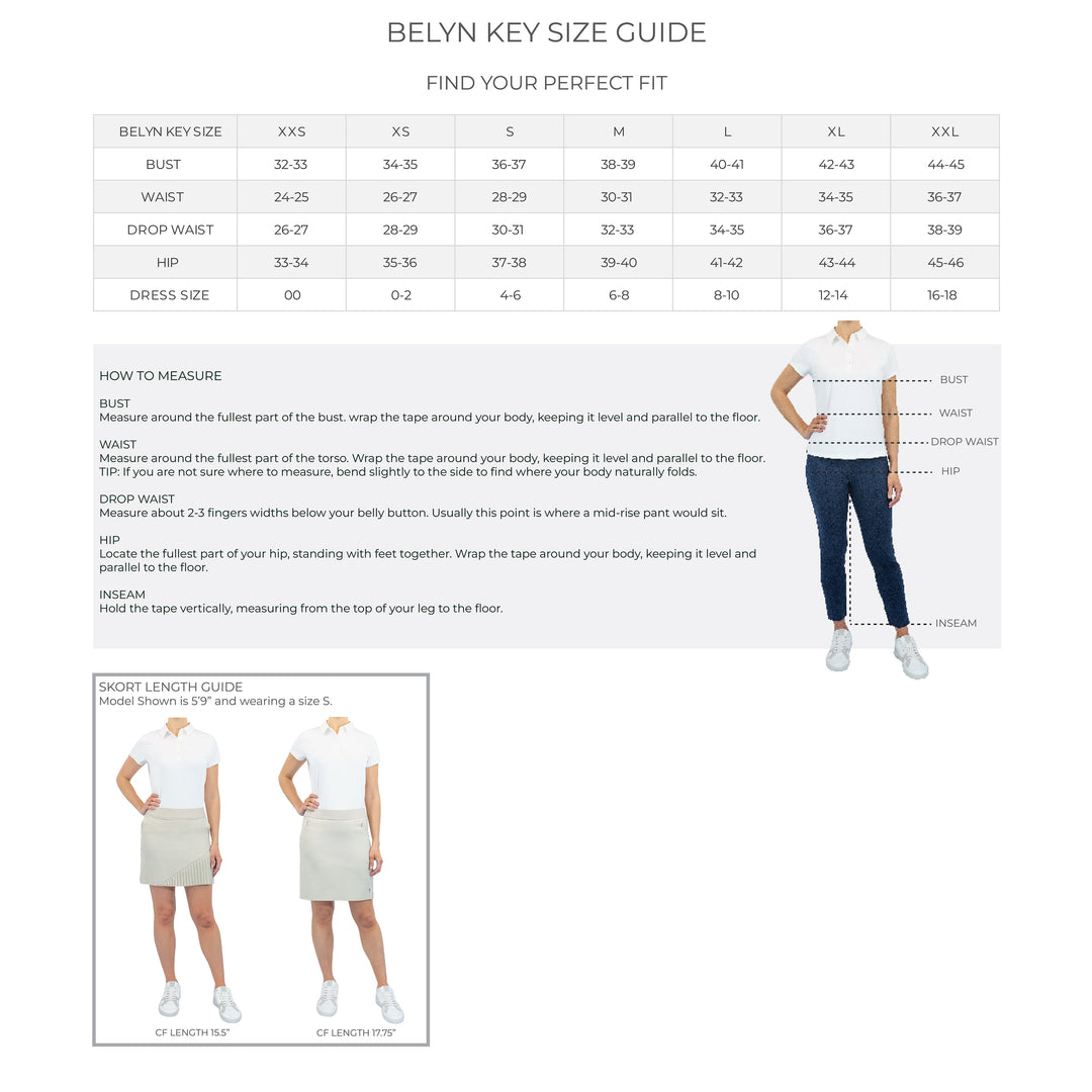 BelynKey Piper Onyx/Chalk Short Sleeve Mock