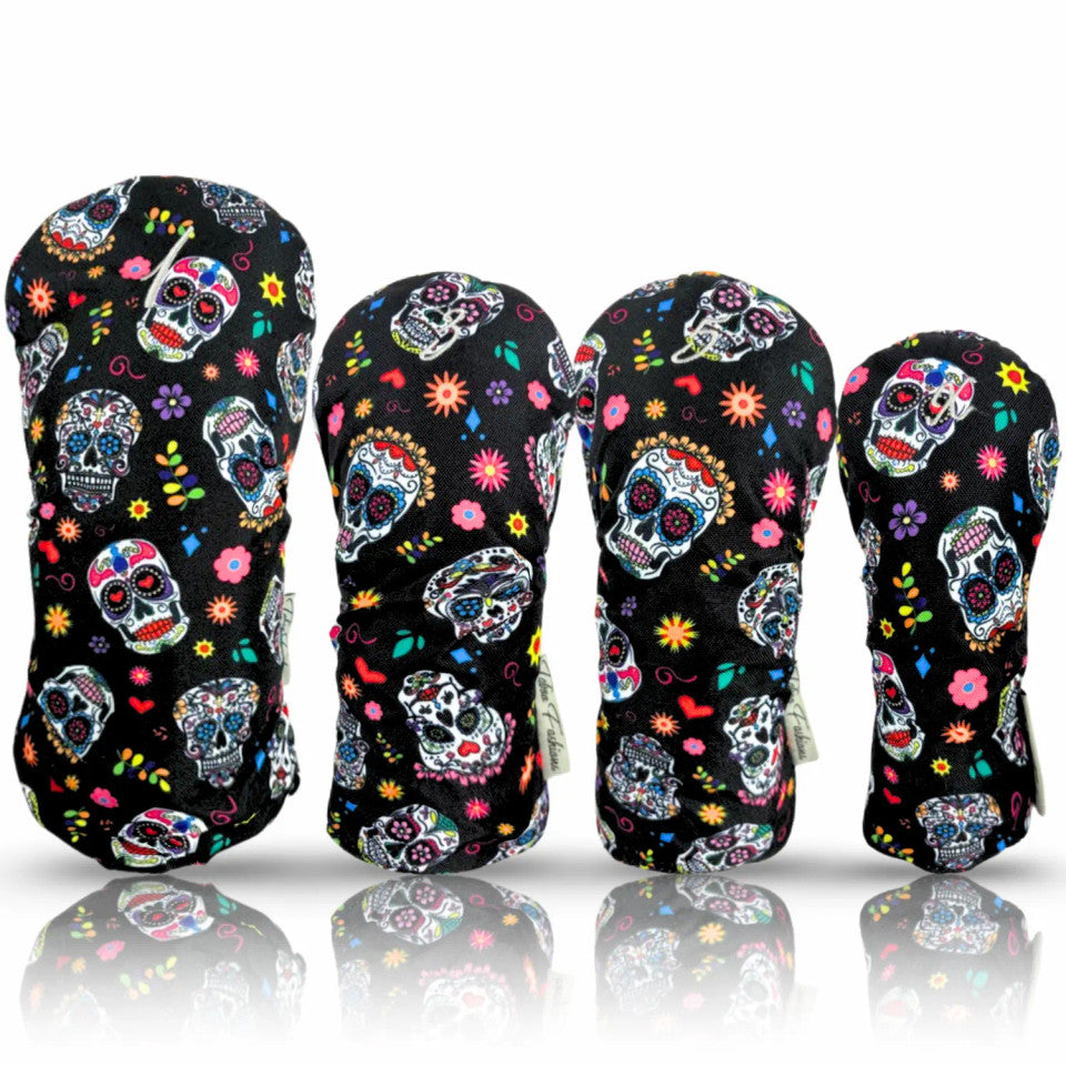 Taboo Fashions Sugar Skulls 4-Pack Headcover Set