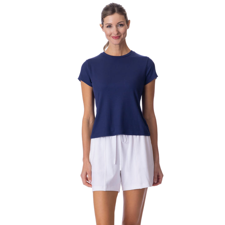 BelynKey Bliss Knit Chalk Short
