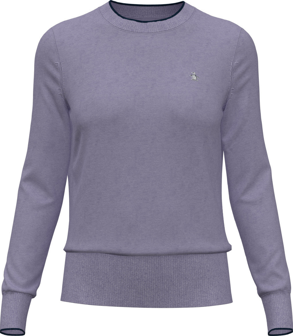 Original Penguin Heirloom Lilac Long Sleeve Sweater
