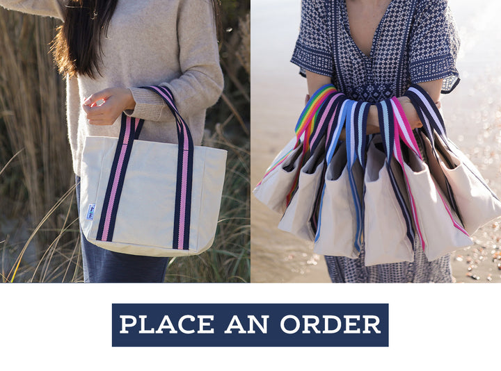 Ame &amp; Lulu Hamptons Mini Canvas Totes