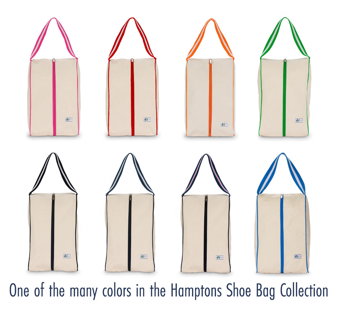 Ame &amp; Lulu Hamptons Canvas Shoe Bags