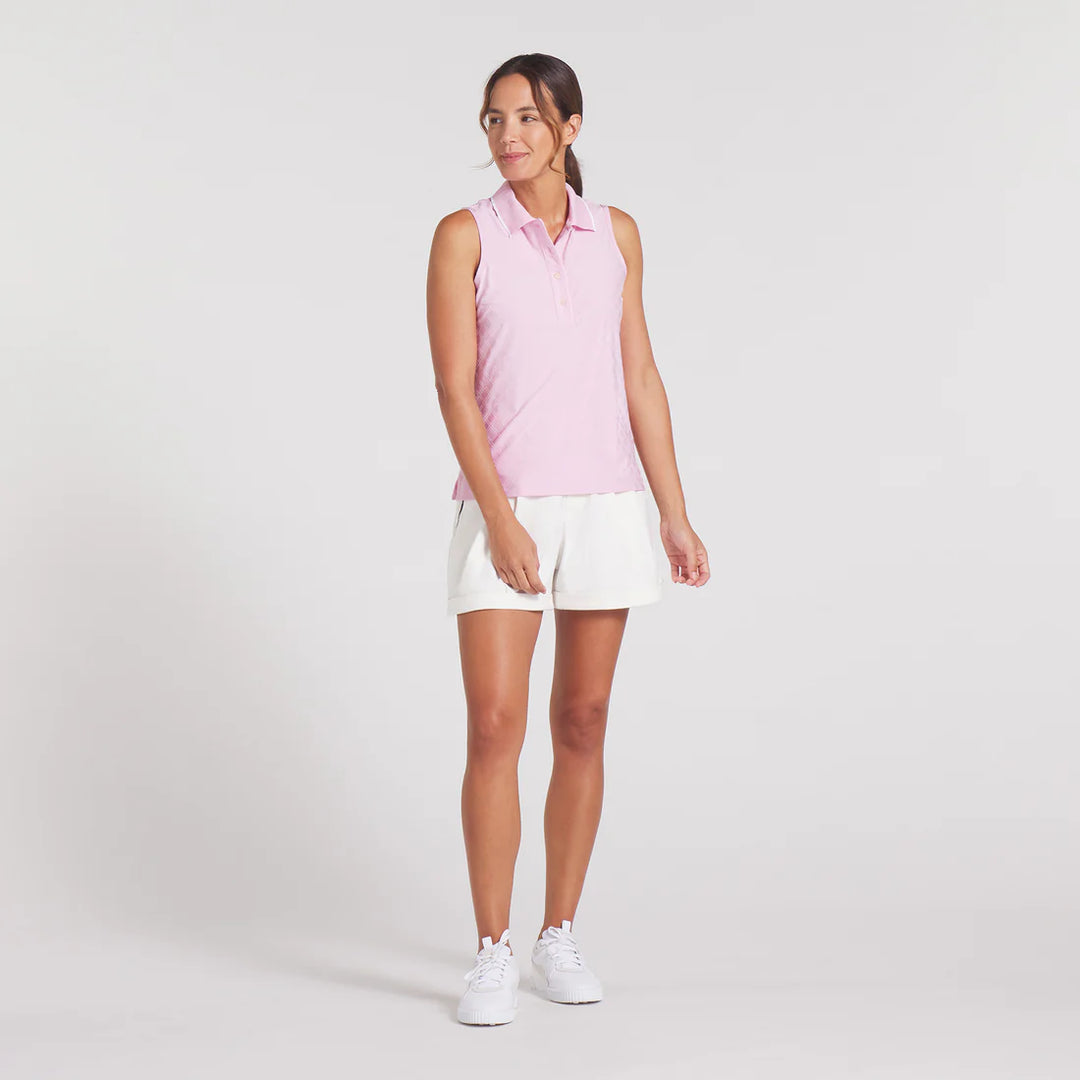 PUMA x AP Sleeveless Jacquard Golf Polo