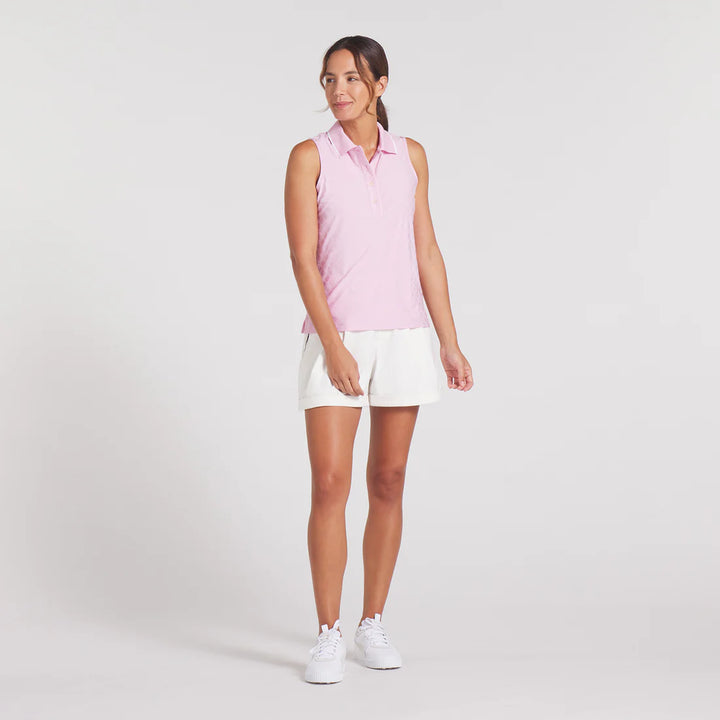 PUMA x AP Sleeveless Jacquard Golf Polo